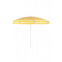 Plaj Bahçe Kamp Şemsiyesi Sarı-Beyaz 200 cm