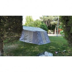 2 odalı Gabardin Kumaş 14 m2  Aile Kamp Çadırı
