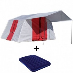 İki Oda Kamp Çadırı + tek Kişilik Şişme Yatak