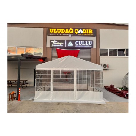 5x3 ebatlarında kıs bahçesi çadır
