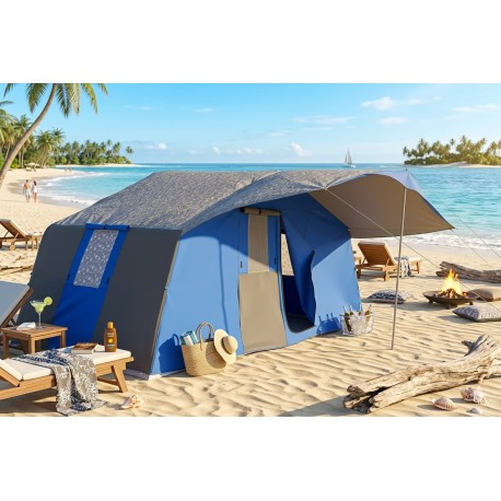 2 Oda 1 Salon Aile Tipi Kamp Çadırı