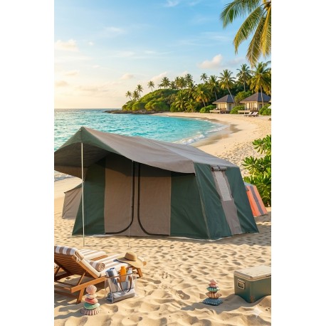 2 odalı 14m2  aile kamp çadırları