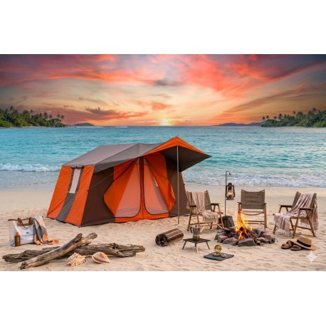 İki odalı ve Salonlu  kamp Çadırı