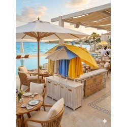 Zey Camping Zeycamping Teras Kafe Bahçe Şemsiyesi 3x3 ( Ayak Hariçtir )