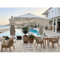3m2  makrolu balkon bahce teras plaj semsiyesi ( ayak haric )